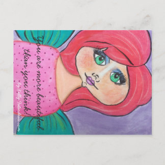 Sie sind schöner als Sie denken - Postkarte
