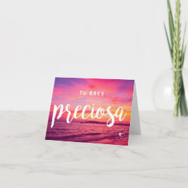 Sie sind schöner Spanisch Notecard W. Umschlag Dankeskarte