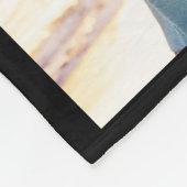 Sie sind Schwarz-weiße Herzen 7 Foto Collage Fleecedecke (Ecke)