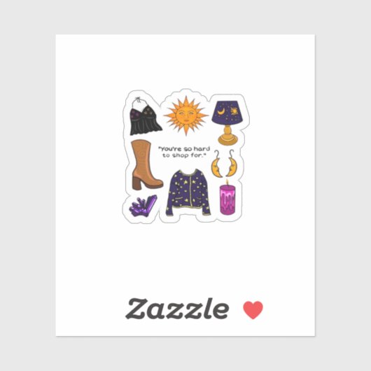 Sie sind schwer zu kaufen für Whimsigoth ästhetisc Aufkleber (Blatt)