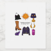 Sie sind schwer zu kaufen für Whimsigoth ästhetisc Weinetikett (Einzelnes Label)