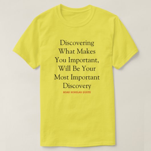 Sie sind sehr wichtig - T - Shirt von Straßengüter (Design vorne)