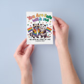 Sie sind sicher bei lGBT-Raccoon-Tieren Flyer (Gruppe)