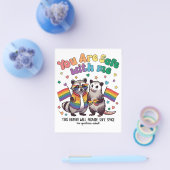 Sie sind sicher bei lGBT-Raccoon-Tieren Flyer (Einzeln)