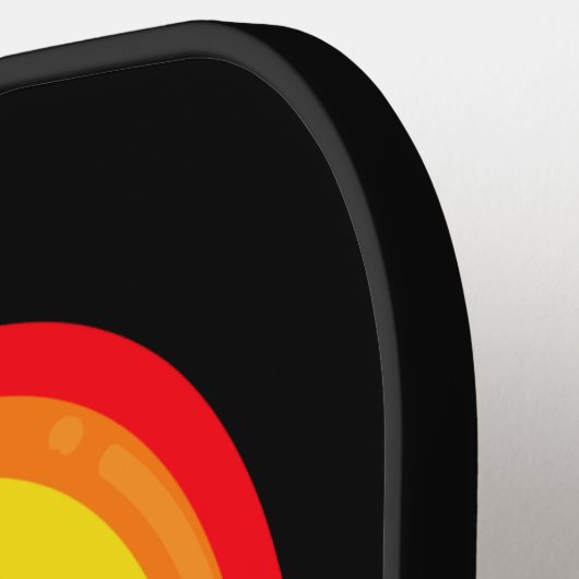 Sie sind sicher mit meinem LGBTQ-Stolz Monat Regen Pickleball Schläger (Linke Seite)