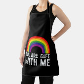 Sie sind sicher mit meinem LGBTQ-Stolz Monat Regen Schürze (InSitu)