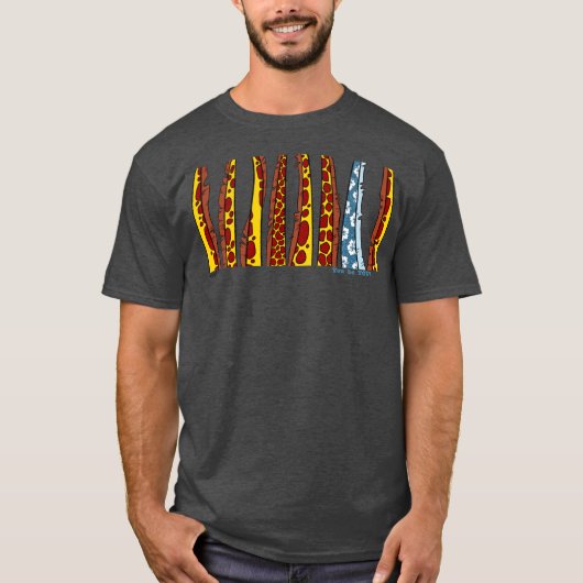 SIE SIND SIE GIRAFFE von Jeff Willis Art T-Shirt (Vorderseite)
