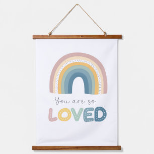Sie sind so beliebt Rainbow Baby Kinderzimmer Wandteppich Mit Holzrahmen