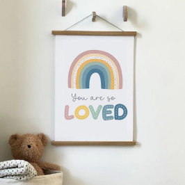 Sie sind so beliebt Rainbow Baby Kinderzimmer Wandteppich Mit Holzrahmen