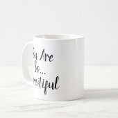 Sie sind so Brewtiful Kaffeetasse (Vorderseite Links)