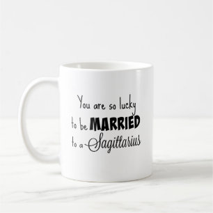 Sie sind so glücklich, zu einem Schützen Kaffeetasse