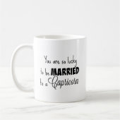 Sie sind so glücklich, zu einem Steinbock Kaffeetasse (Links)