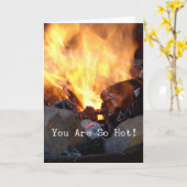 Sie sind so heiß! karte (Gelbe Blume)