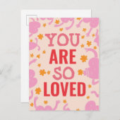 SIE SIND SO LIEBT GREETING CARD EINLADUNGSPOSTKARTE (Vorne/Hinten)