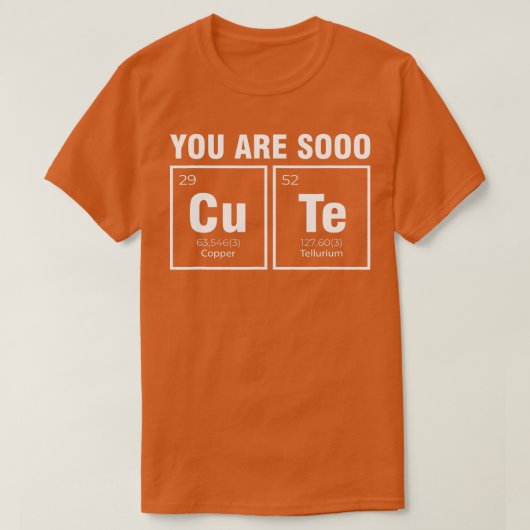 Sie sind so Niedlich Chemist Chemistry Student reg T-Shirt (Design vorne)