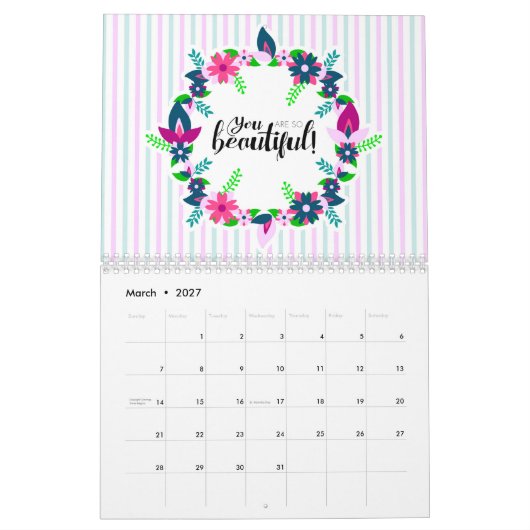 Sie sind so schön! kalender (Mär 2027)