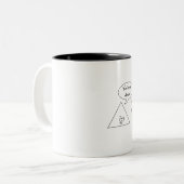 Sie sind so stumpf zweifarbige tasse (Vorderseite Links)