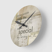 Sie sind Sondermeldung Runde Wanduhr (Winkel)