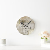 Sie sind Sondermeldung Runde Wanduhr (Zuhause)
