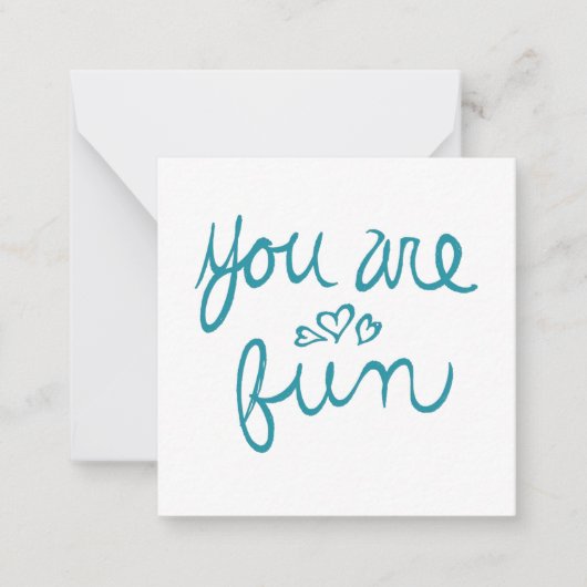 Sie sind Spaß Valentine Mitteilungskarte (Vorderseite)
