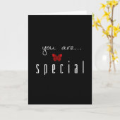 SIE SIND ***SPECIAL**** BIS **ME** GLÜCKLICH GEBUR KARTE (Gelbe Blume)