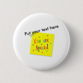 Sie sind speziell button (Vorderseite)