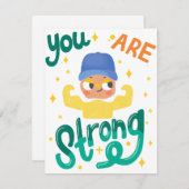 SIE SIND STARK FEIERTAGSKARTE (Vorne/Hinten)