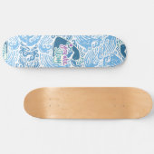 Sie sind stark Ozean-Thema Skateboard (Horizontal)