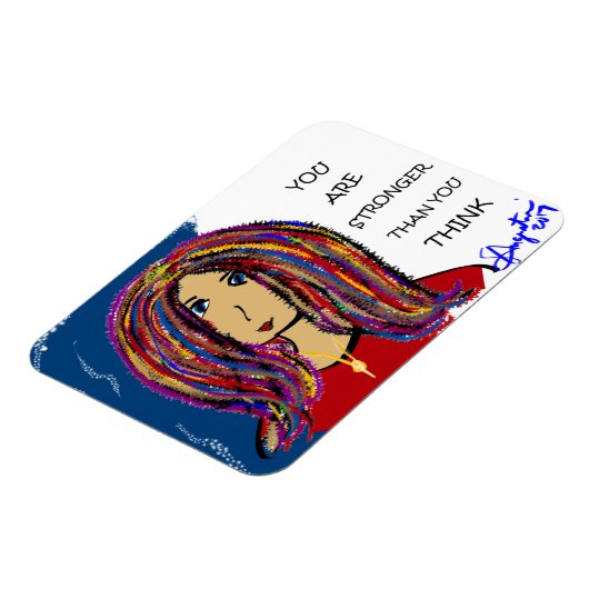 SIE SIND STÄRKER, ALS SIE DENKEN MAGNET (Linke Seite)