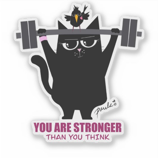 Sie sind stärker als Sie denken - Wanda Sticker (Vorderseite)