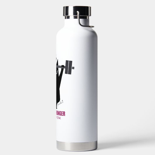 Sie sind stärker als Sie denken - Wasserflasche Trinkflasche (links)