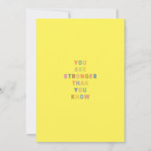 Sie sind stärker als Sie wissen - farbenfroher Url