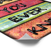 Sie sind stärker - Motivierend Inspirationskunst Poster (Ecke)