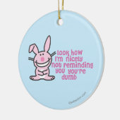 Sie sind stumm keramikornament (Links)