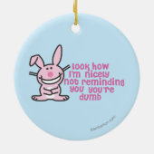 Sie sind stumm keramikornament (Hinten)