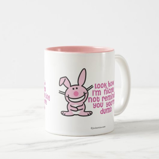 Sie sind stumm zweifarbige tasse (VorderseiteRechts)