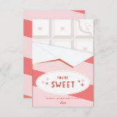 Sie sind süß Klassenzimmer Valentinin Tageskarte w Einladung (Vorne/Hinten)