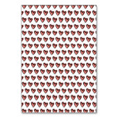 Sie sind süße Cupcake Kinder Klasse Valentine Card Tischnummer (Rückseite)