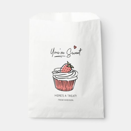 Sie sind süße Cupcake Valentine Gefallen Tasche Geschenktütchen (Vorderseite)
