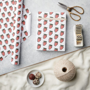 Sie sind Süßes Erdbeerpapier Valentine Wrapping Pa Geschenkpapier
