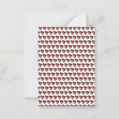 Sie sind Sweet Cupcake Klasse Valentine Card 100p Mitteilungskarte (Rückseite)