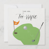 Sie sind T-Shirt-Golf Valentinstag Card (Vorderseite)