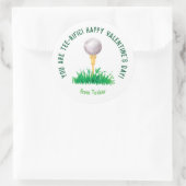 Sie sind T-Shirt-Riffe Golf Valentine Aufkleber (Tasche)