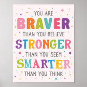 Sie sind tapferer, schlauer und klüger als ein Kla Poster (Vorne)