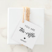 Sie sind Tea-Riffic, Tee-Geschenktafel, Kraft Geschenkanhänger (Beispiel)