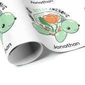 Sie sind Turtley Phantastische Blume Sukkuline Tur Geschenkpapier (Rolleneckpunkt)