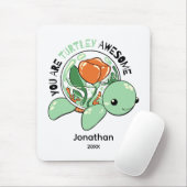 Sie sind Turtley Phantastische Blume Sukkuline Tur Mousepad (Mit Mouse)