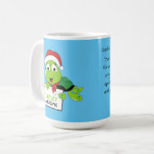Sie sind Turtley Phantastische lustige Turtle Puns Kaffeetasse (Vorderseite Links)