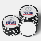 Sie sind unaufhaltsame Poker Chips (Stapel)