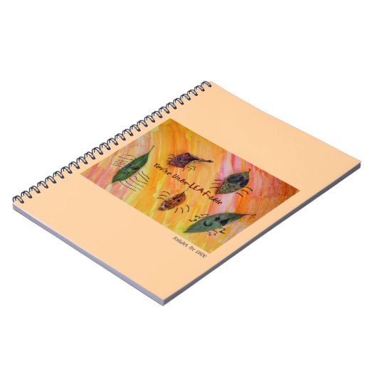 Sie sind UnbeLEAFable - Kids Art für CHOC Notizblock (Linke Seite)